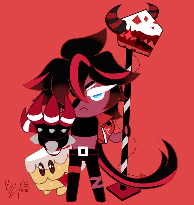 Cookie Run - Red Velvet Cookie Fanart